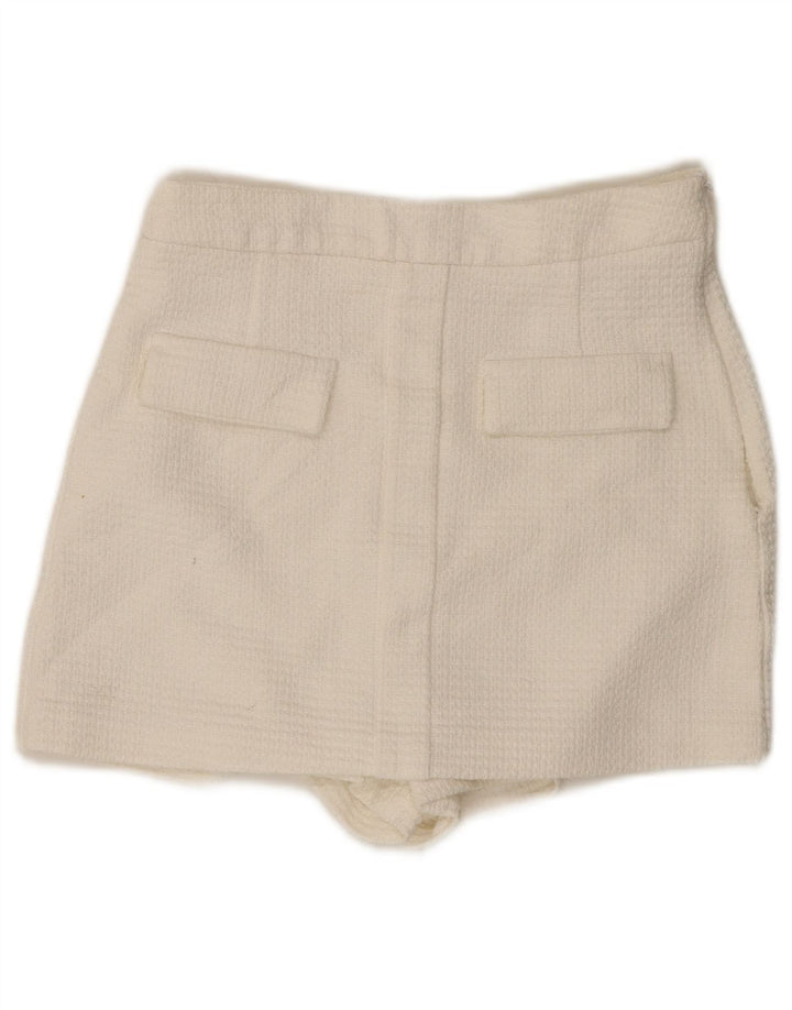 Женские повседневные шорты Zara Medium W28, белый хлопок