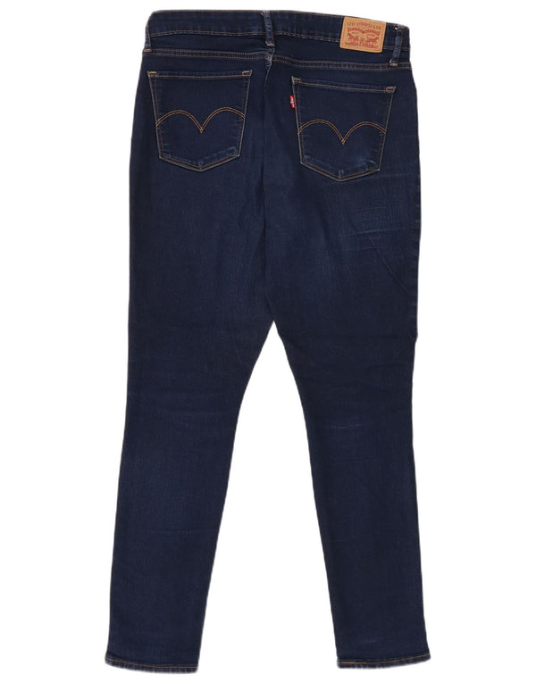 Женские джинсы скинни Levi's 711 W30 L30 темно-синие, хлопок