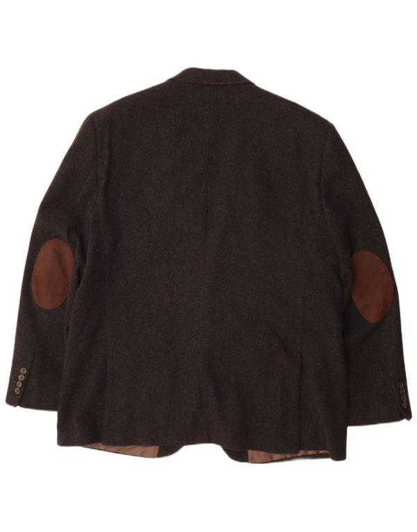 Мужской пиджак C&A Canda с 2 пуговицами, ЕС 58, 4XL, серая шерсть