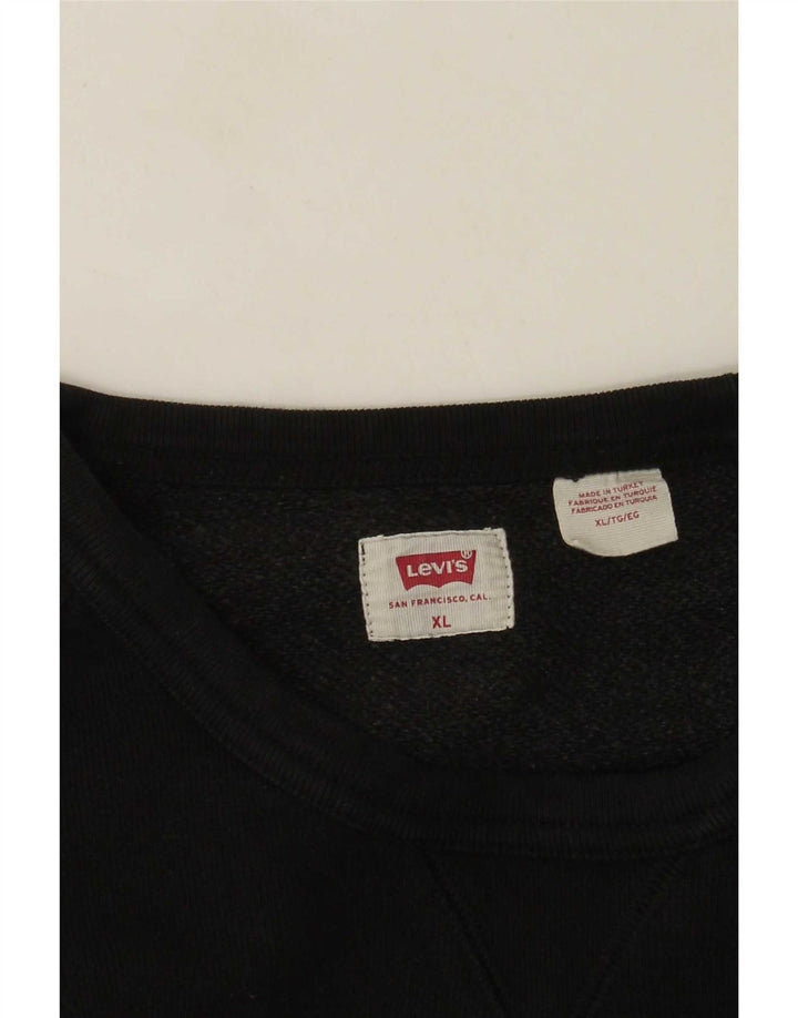 Мужской свитшот Levi's XL, черный