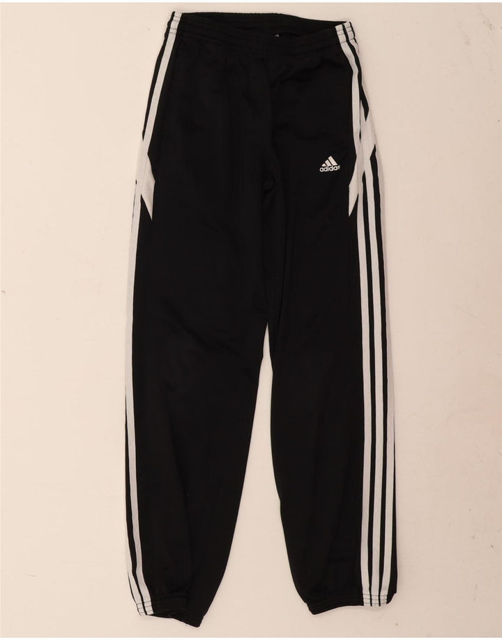 Спортивный костюм Adidas для мальчиков, брюки для бега, 11-12 лет, черный полиэстер