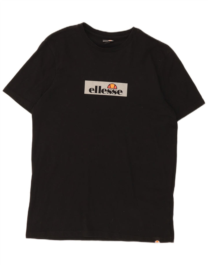 Мужская футболка с рисунком Ellesse, средний черный