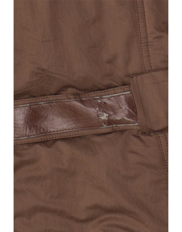 Trussardi Jeans Женская стеганая куртка IT 50 XL Коричневый Полиэстер