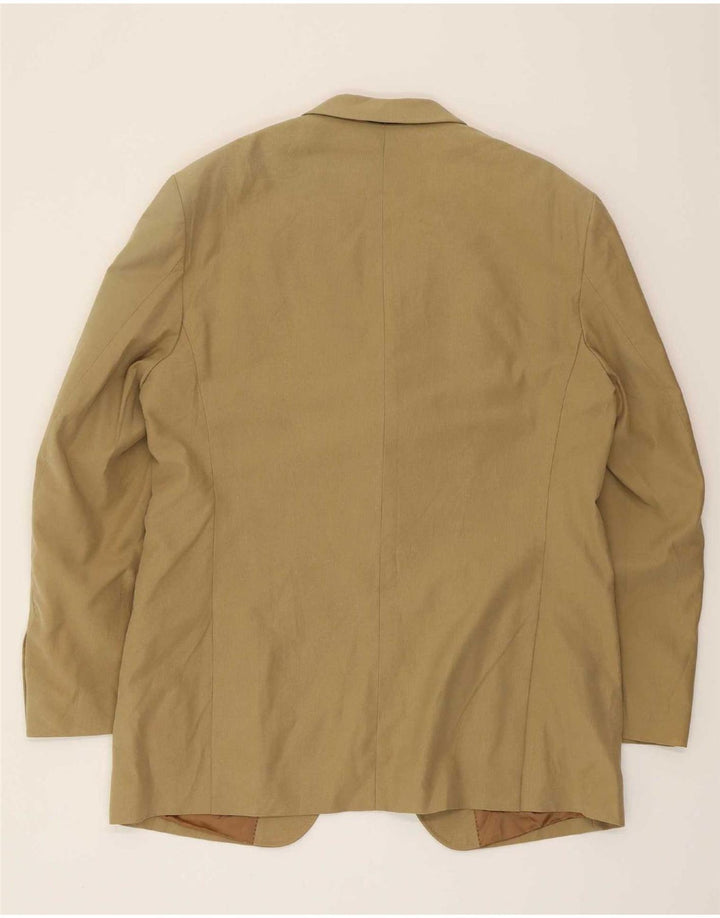 Мужской пиджак Massimo Dutti на 3 пуговицах EU 56 XL Бежевый