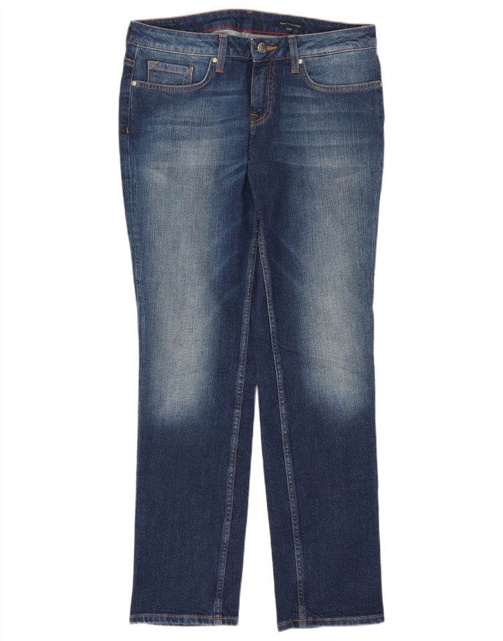 Женские узкие джинсы Tommy Hilfiger W29 L30 синие, хлопок
