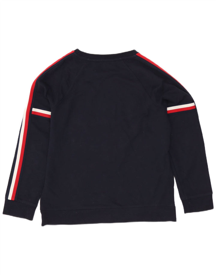 Женский свитер с рисунком Tommy Hilfiger UK 14, средний, темно-синий