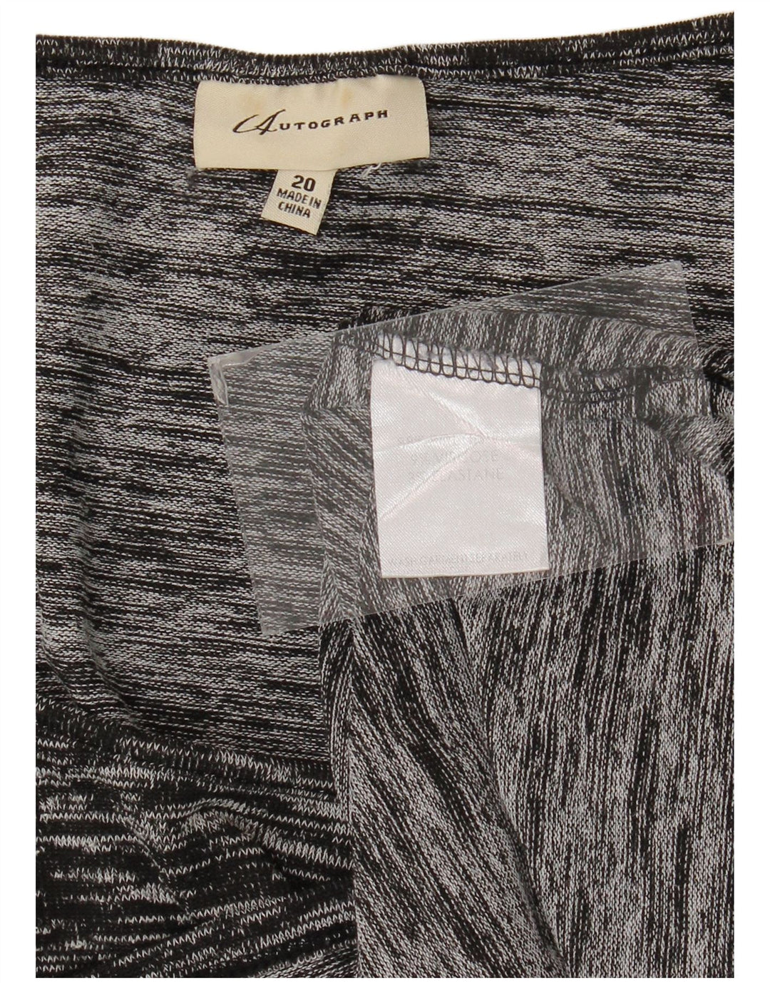 Женская блузка с автографом Marks & Spencer, топ UK 20, 2XL, черный в крапинку