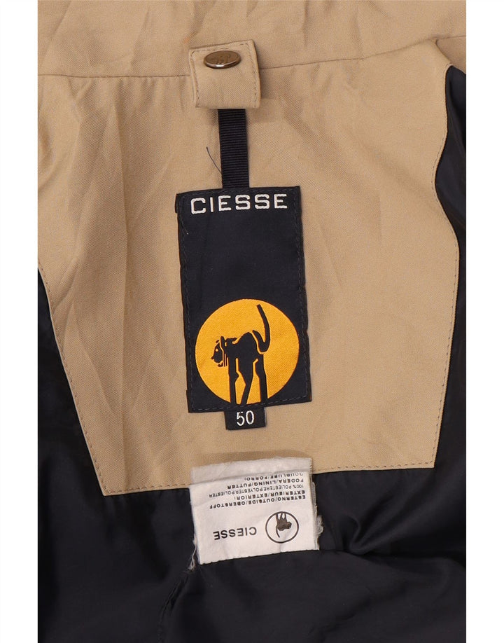 CIESSE PUIMINI Мужская куртка свободного кроя IT 50 Средний Бежевый Полиэстер