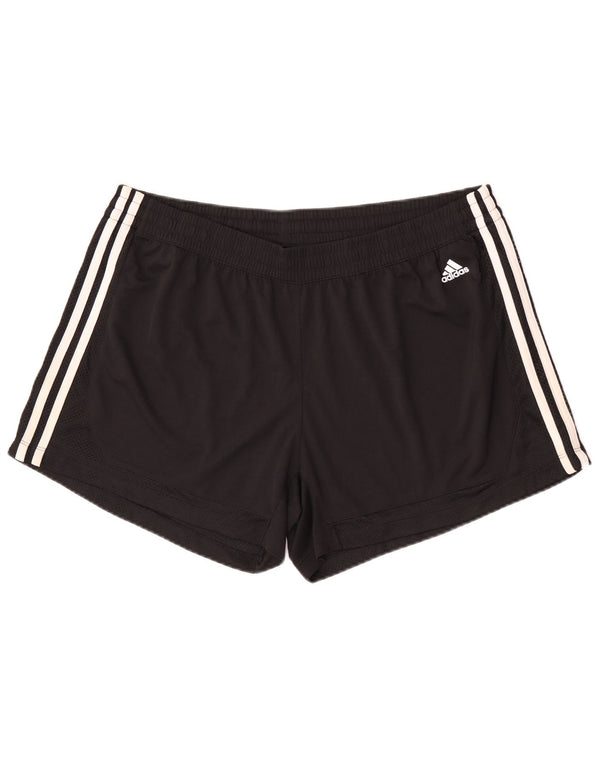 Женские спортивные шорты Adidas UK 24/26 2XL, черный полиэстер