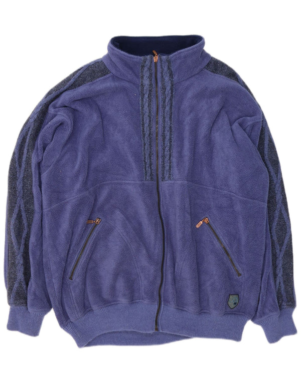 Мужская флисовая куртка Silvy UK 44 2XL Фиолетовый