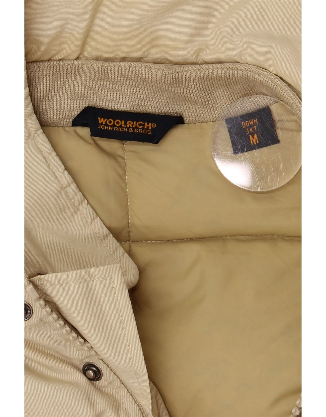Мужская стеганая куртка Woolrich UK 38, средний бежевый эластомер