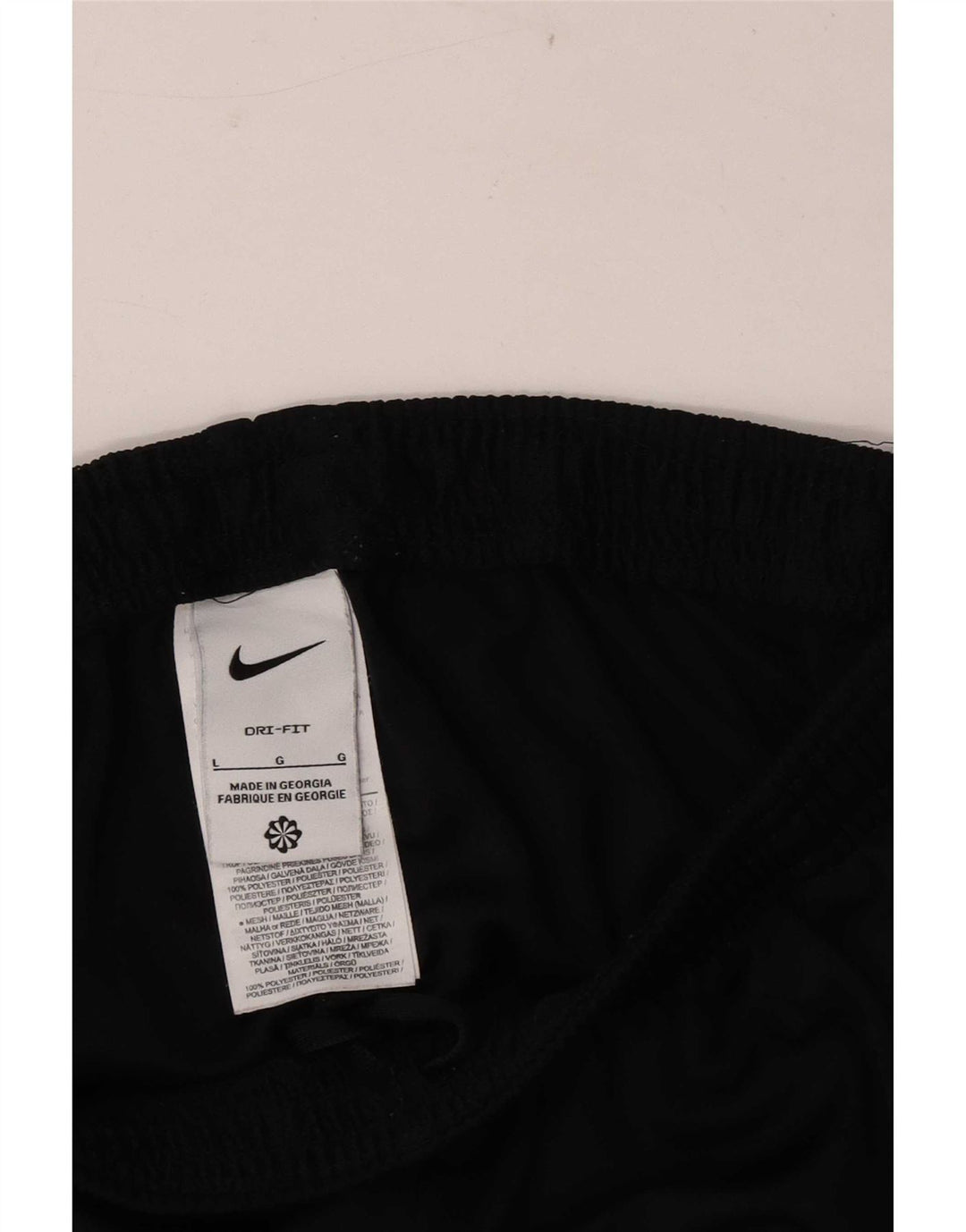 Мужские спортивные брюки Nike Dri Fit, большие черные полиэстер