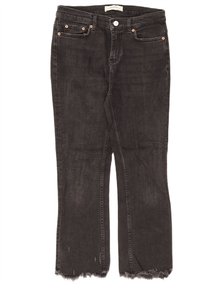Женские джинсы Bootcut Zara EU 36 XS W26 L25 черные