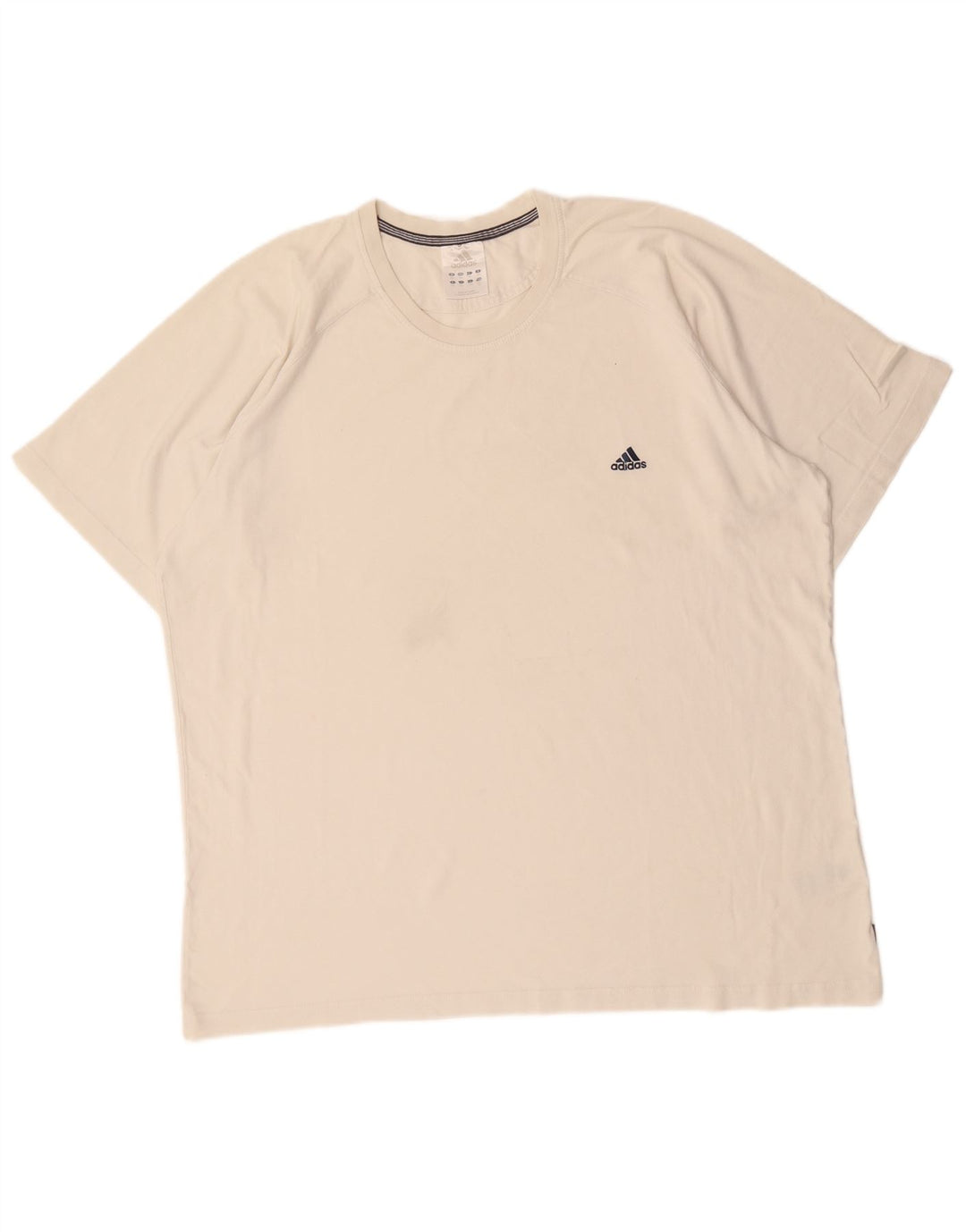 Мужская футболка ADIDAS Top 2XL Off White Cotton