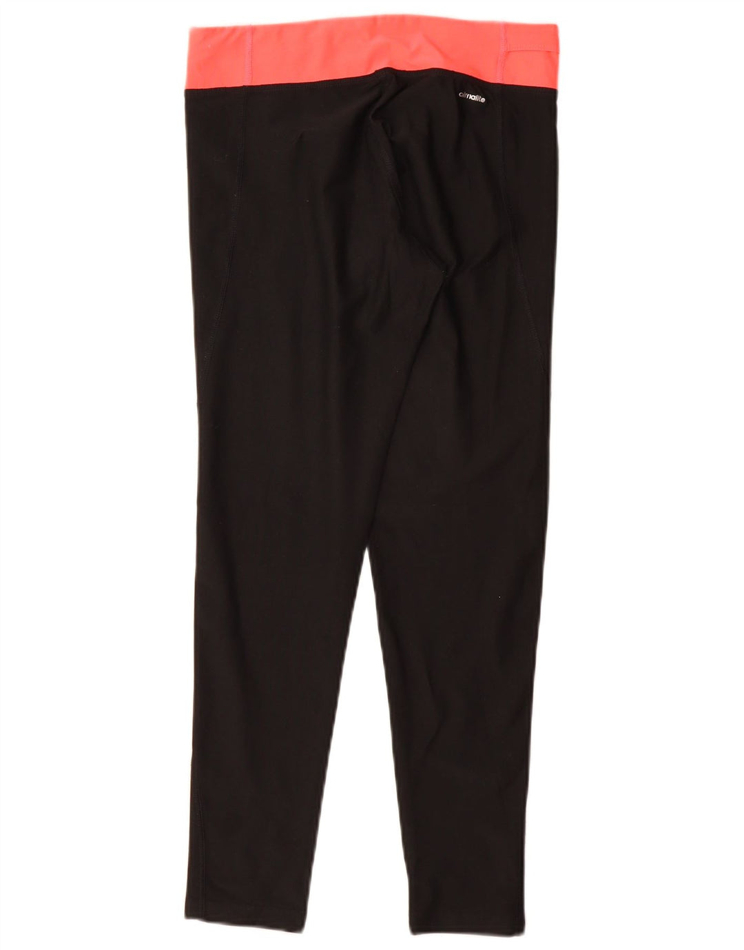 Женские леггинсы ADIDAS Climalite UK 8/10, маленькие черные с цветными блоками