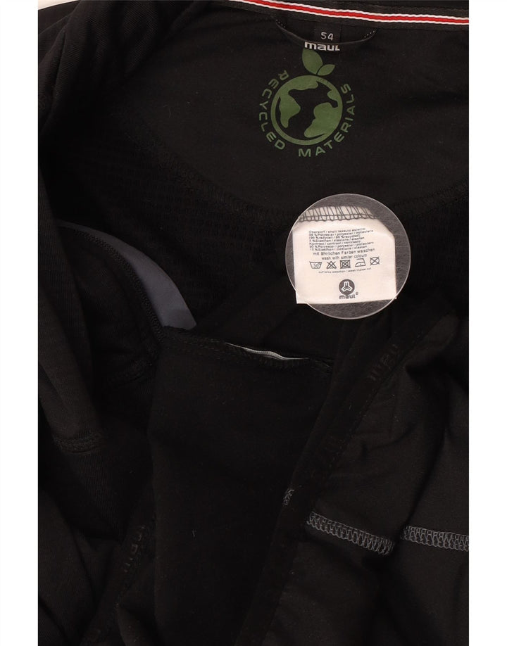 Мужской спортивный костюм Maul IT 54 XL, черный полиэстер с цветными блоками
