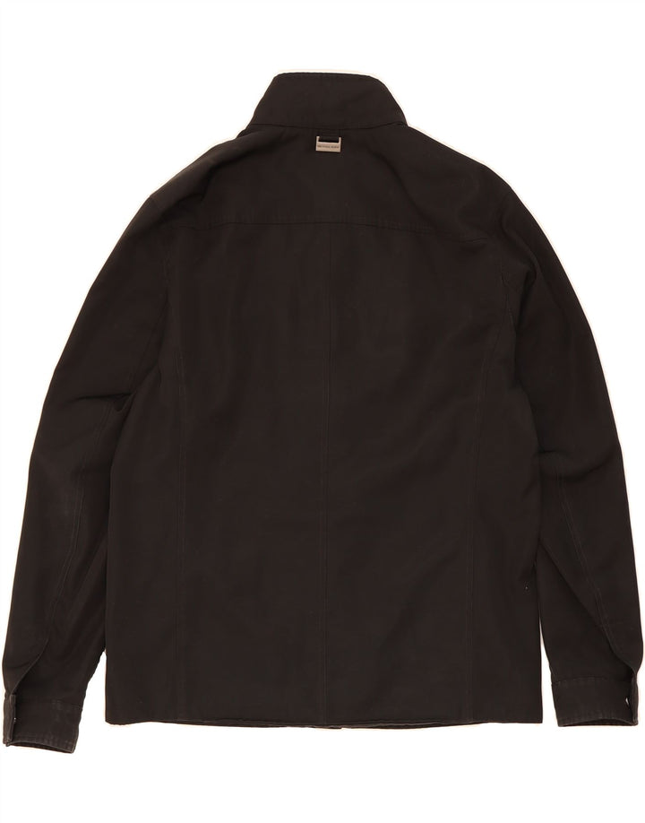 MICHAEL KORS Mens Utility Jacket UK 40 Large Black Polyester Vintage Michael Kors and Second-Hand Michael Kors from Messina Hembry 