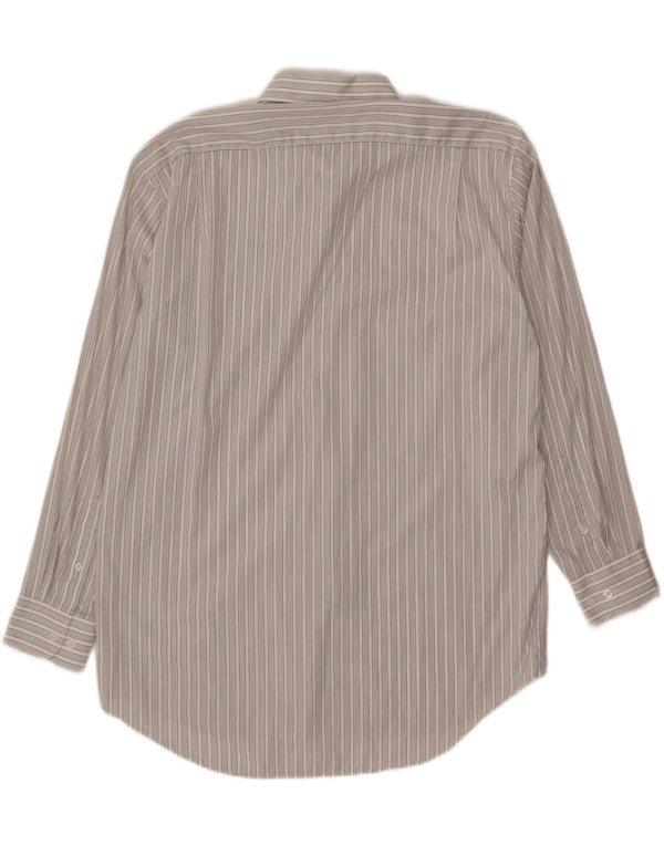 Мужская рубашка Pierre Cardin XL в синюю полоску из хлопка