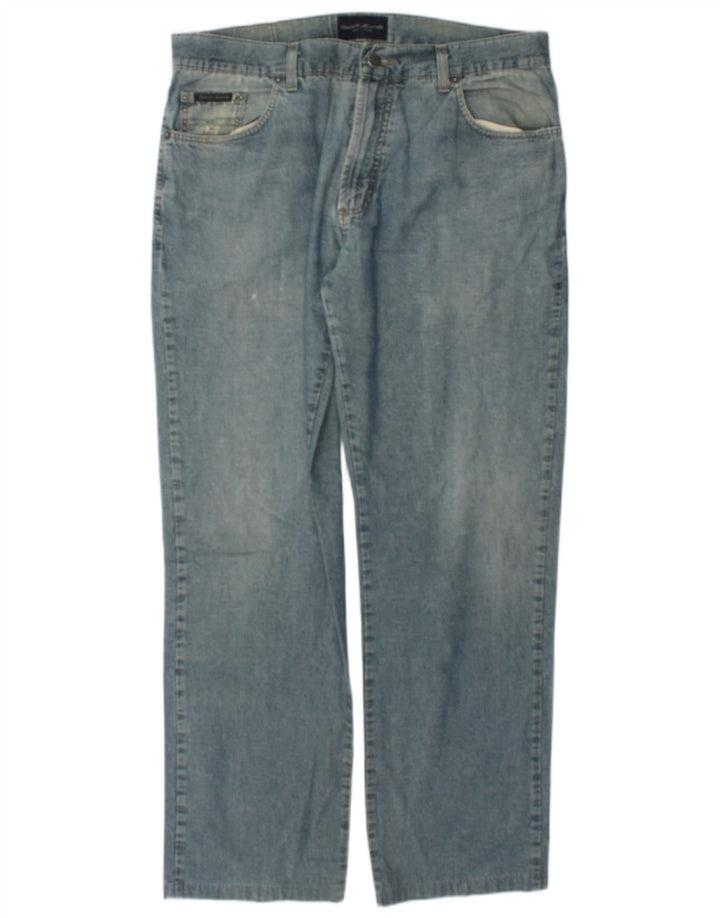 Мужские прямые джинсы Gant W34 L31, синий хлопок