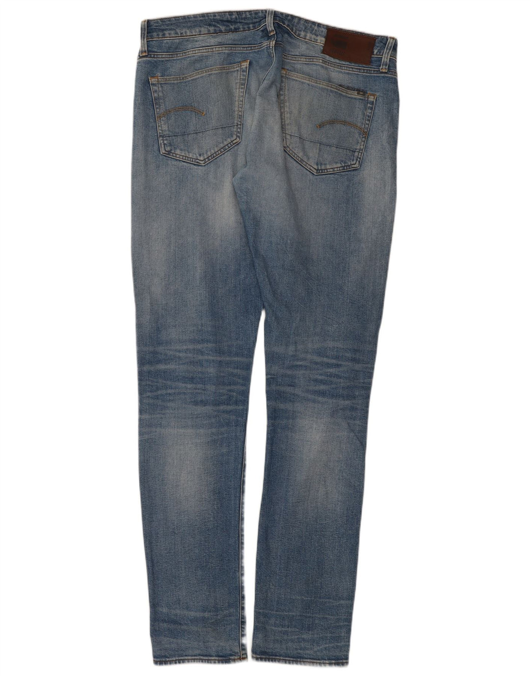 Мужские джинсы G-Star 3301 Slim W36 L38 Синие, хлопок