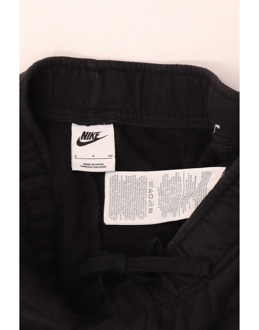 Мужские спортивные брюки Nike, маленькие черные хлопковые брюки для бега