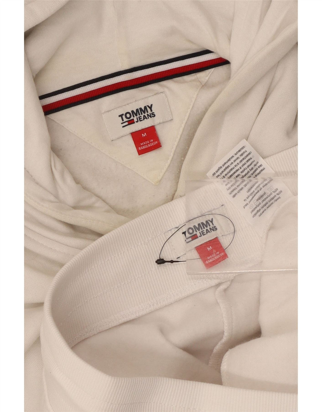 Женский спортивный костюм Tommy Hilfiger UK 14, средний белый хлопок, полный спортивный костюм