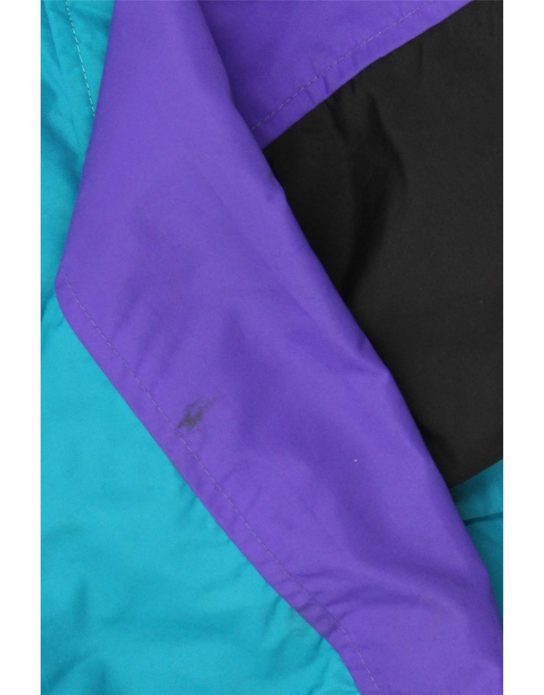 Женская лыжная куртка Columbia Oversized UK 14, средний бирюзовый цвет с цветными блоками