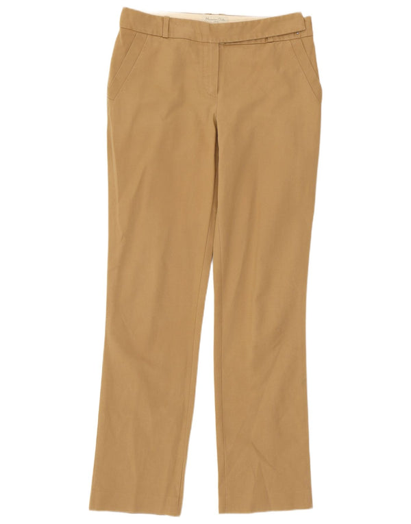 Massimo Dutti Женские прямые костюмные брюки EU 38 Small W28 L30 Бежевые