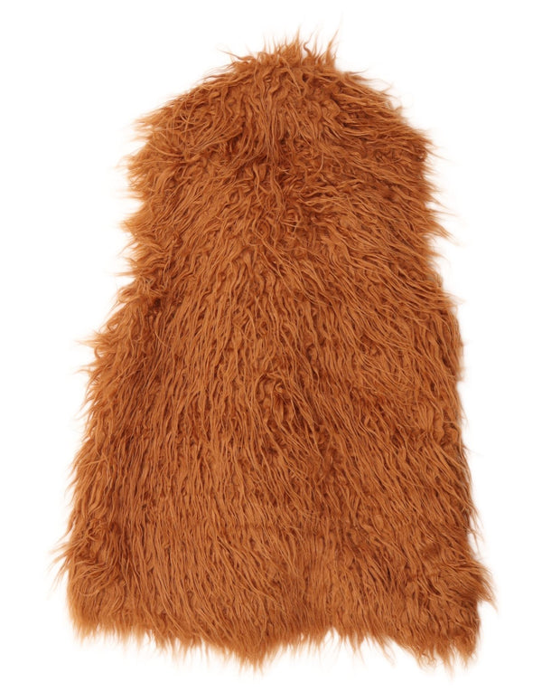 Женский жилет Guess из искусственного меха UK 6 XS, бежевый акрил