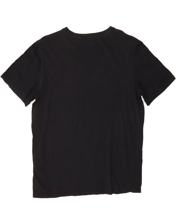 JACK & JONES Mens T-Shirt Top Large Black Cotton Vintage Jack & Jones and Second-Hand Jack & Jones from Messina Hembry 