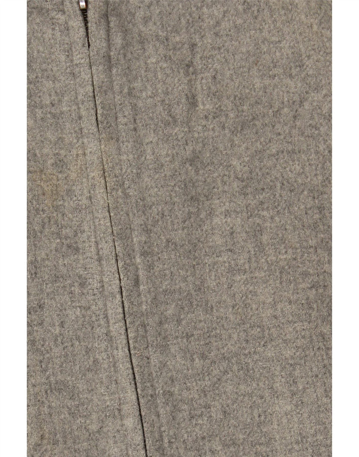 MASSIMO DUTTI Женский бомбер с капюшоном UK 16 Большой Серый