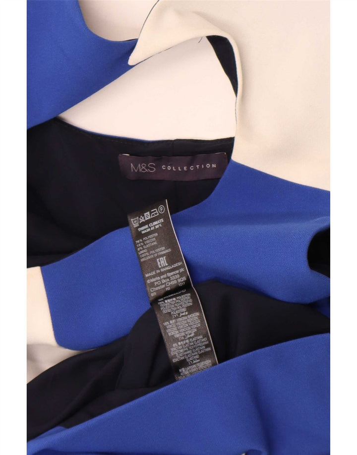 Женское платье-футляр Marks & Spencer UK 8 маленькое разноцветное с цветными блоками