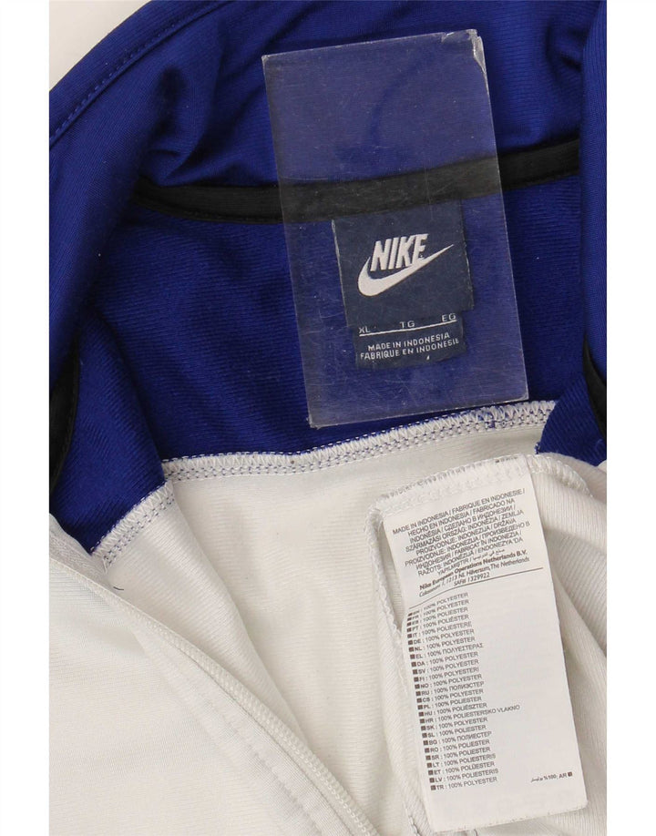Женский спортивный костюм Nike UK 18 XL, белый полиэстер с цветными блоками