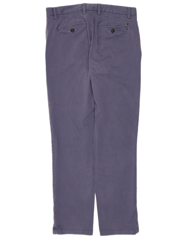 Мужские брюки-чиносы Tommy Hilfiger Flex Slim W32 L30 синие, хлопок