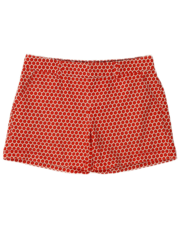 Женские шорты чинос Tommy Hilfiger US 2 XS W30 Красные хлопковые с геометрическим рисунком