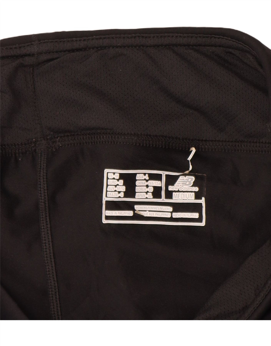 Женские спортивные шорты New Balance UK 12, средний черный полиэстер