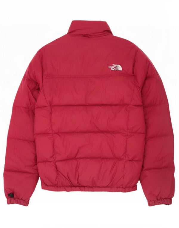 Женская стеганая куртка The North Face UK 10, маленький бордовый нейлон