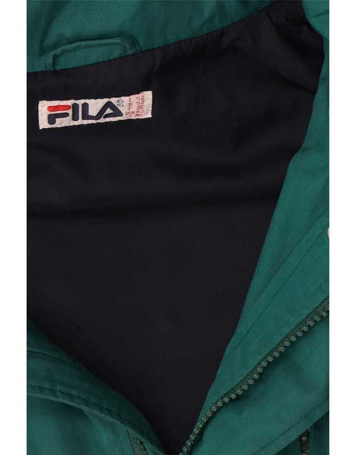 Fila Мужская парка с капюшоном IT 52 2XL Зеленый