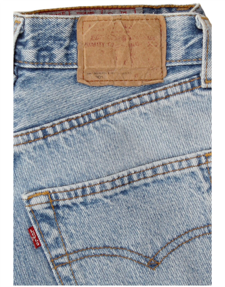 Женские прямые джинсы Levi's 501 W28 L27 синие, хлопок