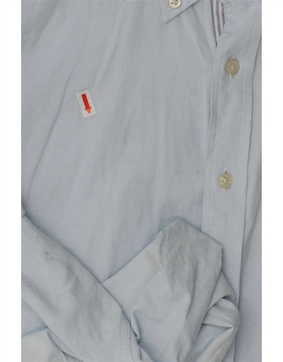 TOMMY HILFIGER Mens Custom Fit Shirt Small Blue Cotton
