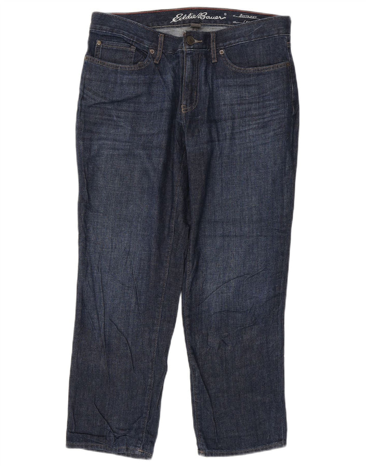 Женские укороченные джинсы-бойфренды Eddie Bauer, США 6, средние W32 L26, темно-синие