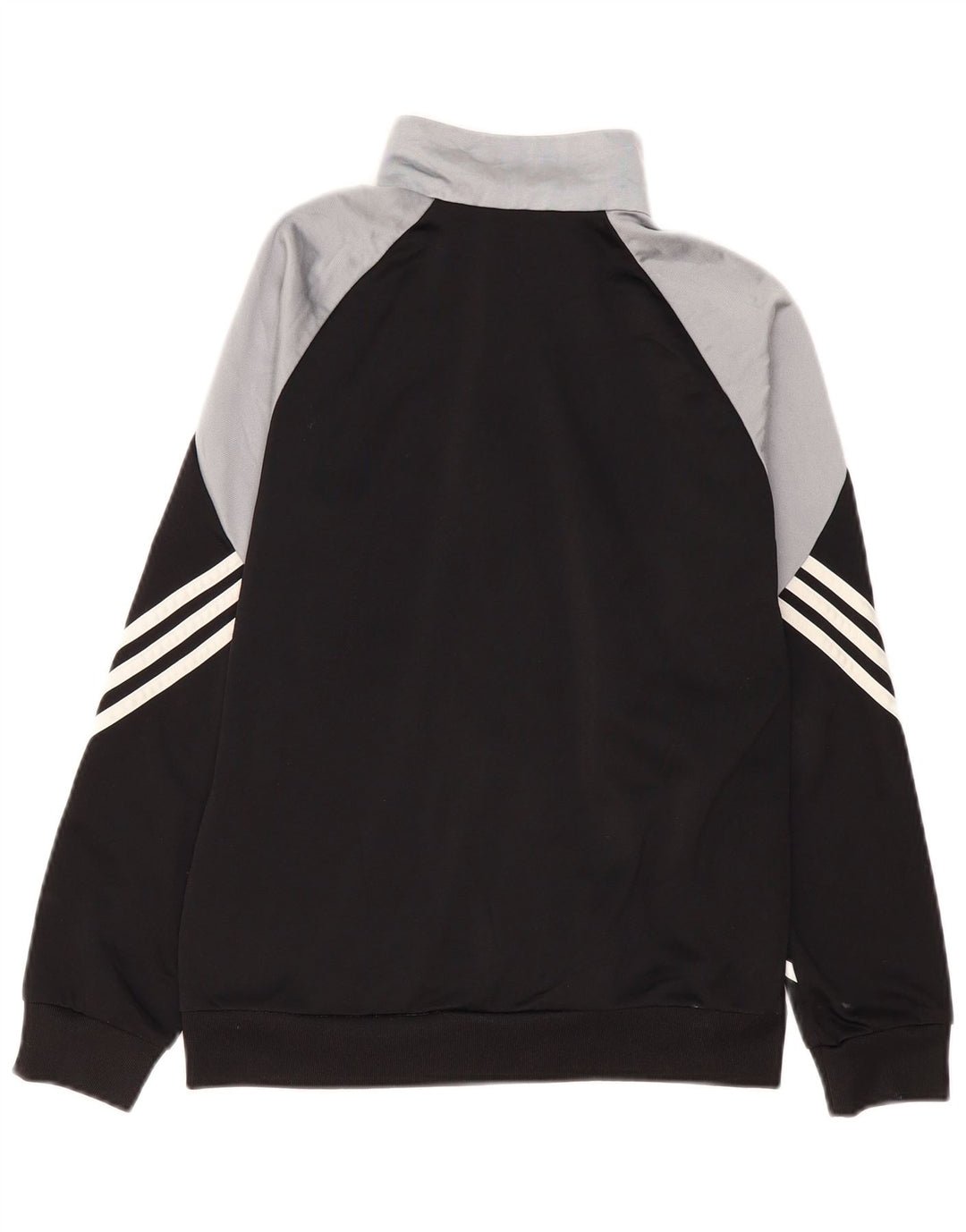 Спортивный костюм Adidas для мальчиков, верхняя куртка 13–14 лет, XL, черный полиэстер с цветными блоками