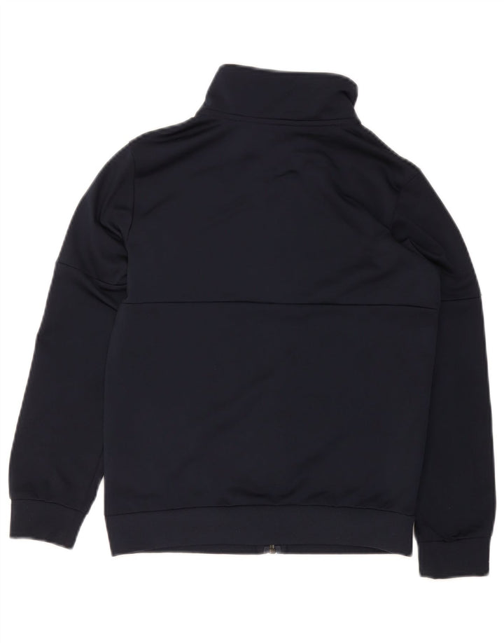 Спортивный костюм ADIDAS для мальчиков, верхняя куртка 9–10 лет, темно-синий полиэстер