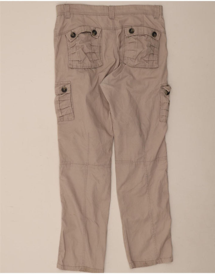 Мужские прямые брюки карго Gap W34 L31 бежевые