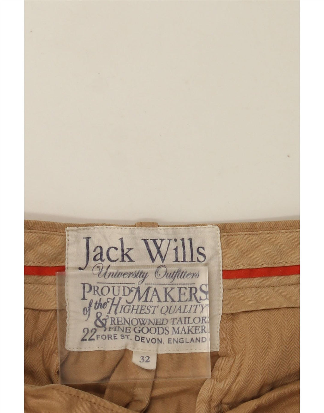 Мужские шорты чинос JACK WILLS W32, средний бежевый, хлопок