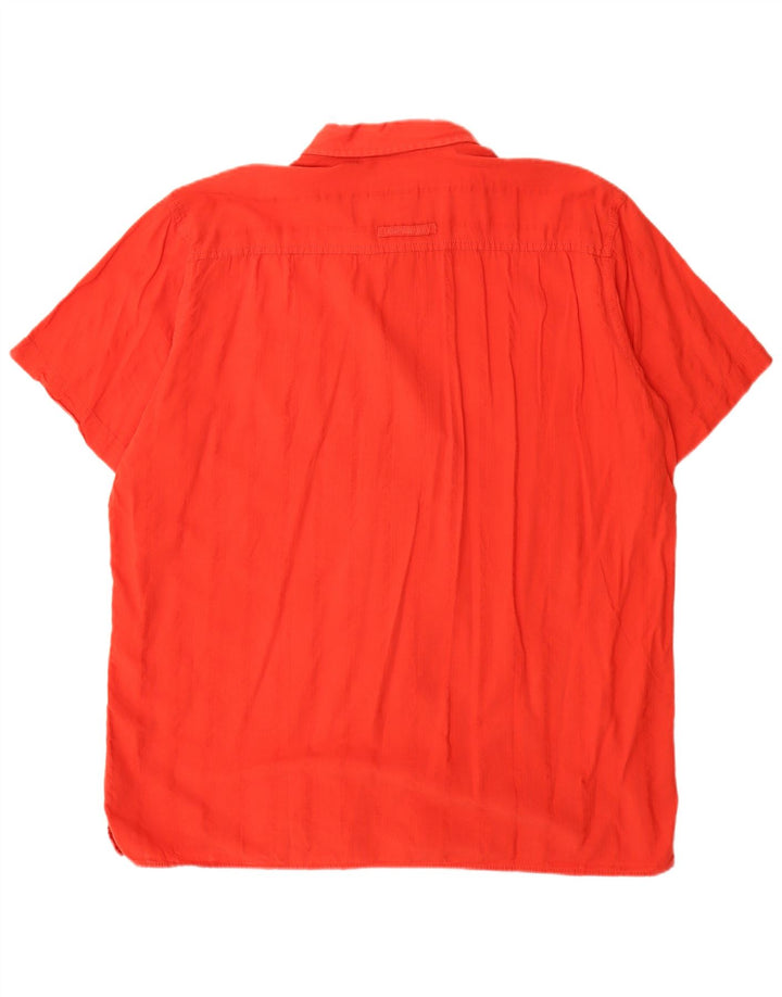 Мужская рубашка с коротким рукавом Camel Active 2XL, красная, хлопок