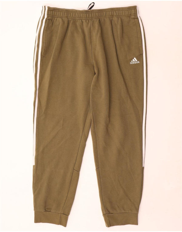 Adidas Мужские спортивные брюки Джоггеры XL Хаки Хлопок
