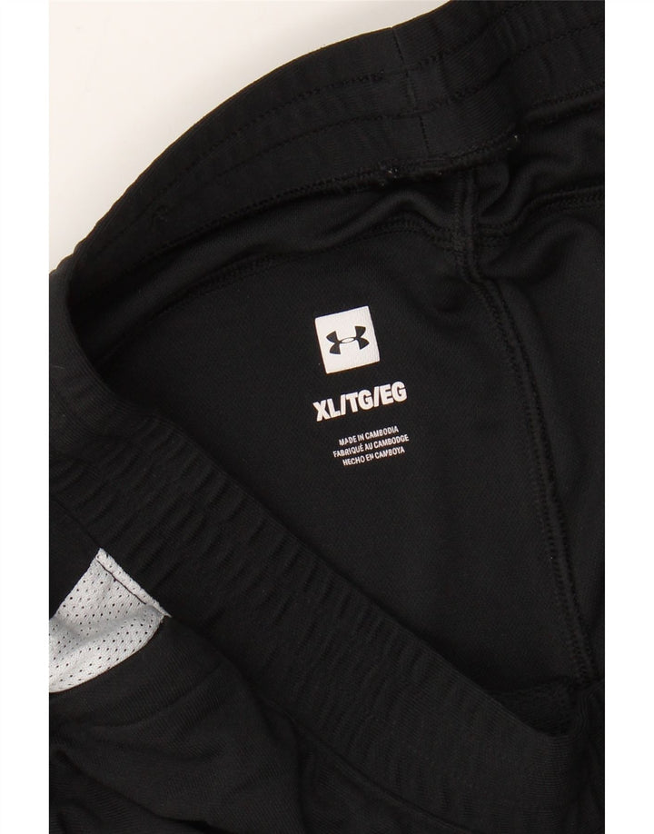 Мужские спортивные брюки Under Armour XL, черные с цветными блоками