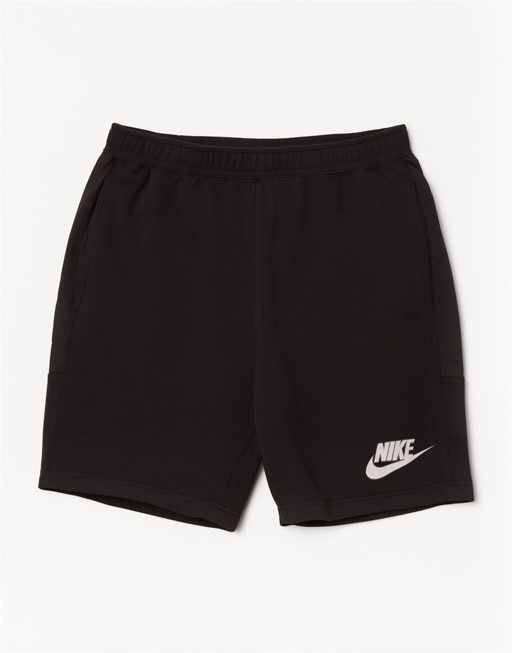 Мужские спортивные шорты с графическим рисунком Nike, большие черные хлопковые