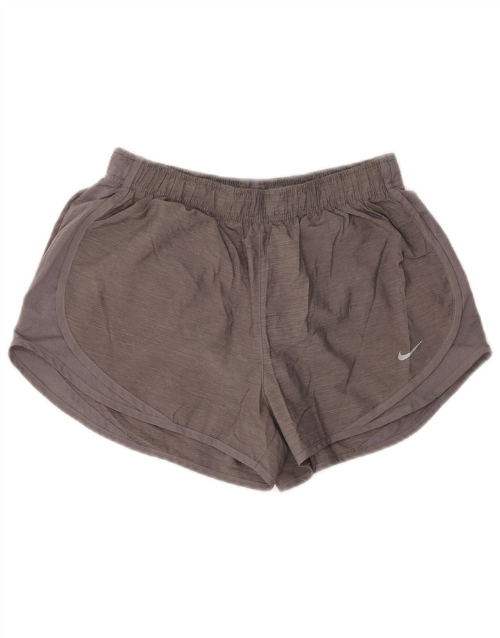 Женские спортивные шорты NIKE Dri Fit UK 14, средний серый полиэстер